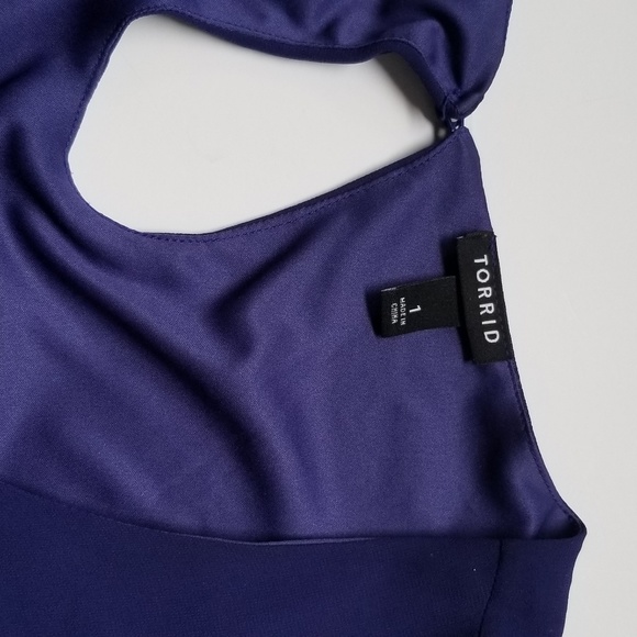 Torrid Flutter Chiffon Dress 1X - Picture 3 of 6